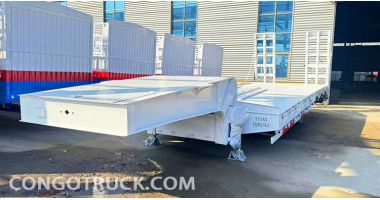 3 Axle 60 Ton Low Bed Trailer will be Sent to Matadi Congo