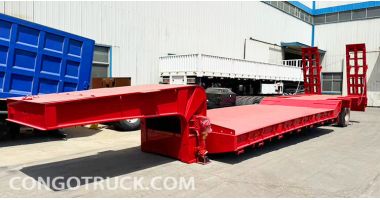 3 Axle 60 Ton Lowbed Truck is ready for transport to DR Congo