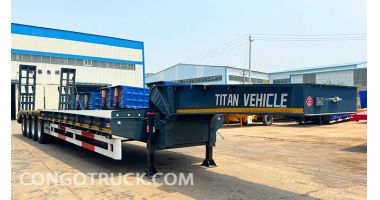 4 Axle Lowbed Trailer will be Sent to Congo