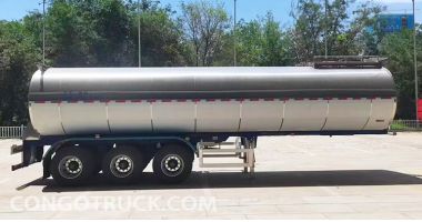 Milk Transport Stainless Steel Tanker Trailer will be Shipped to DR Congo