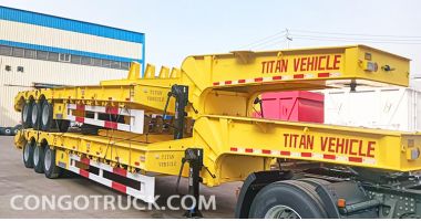 3 Axle Lowbed Truck Trailer will be Sent to Congo
