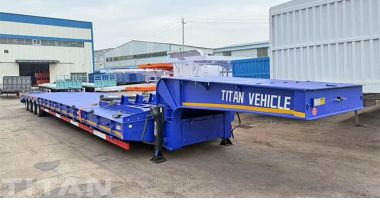 4 Axle Low Bed Trailer Will Send to Congo