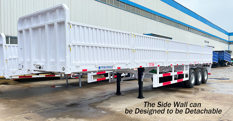 Tri Axle Side Wall Trailer for Sale in Congo