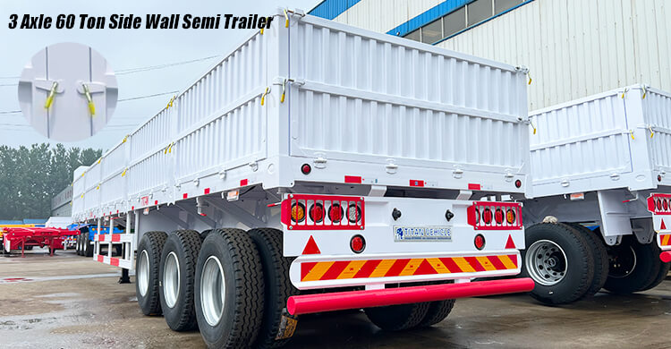 Tri Axle Side Wall Trailer for Sale in Congo