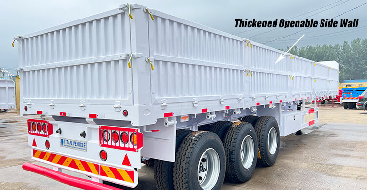 Tri Axle Side Wall Trailer for Sale in Congo