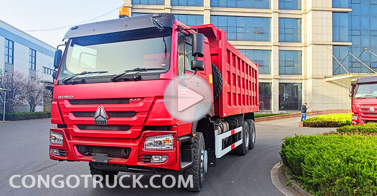 Howo 6x4 Dump Truck for Sale in DR Congo