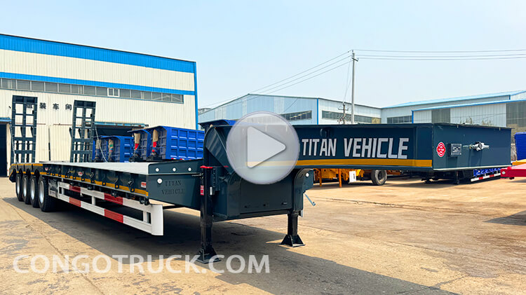 4 Axle Lowbed Trailer for Sale in Congo