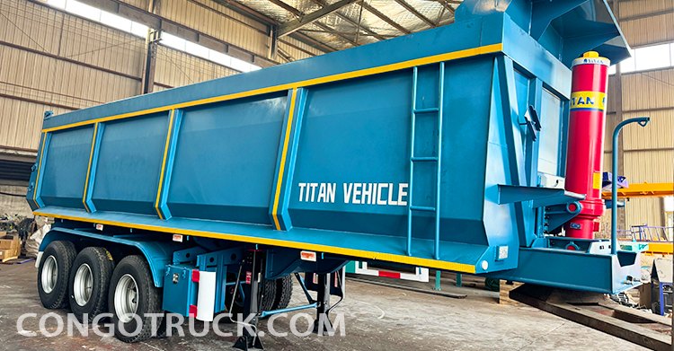 3 Axle Dump Semi Trailer for Sale in Congo