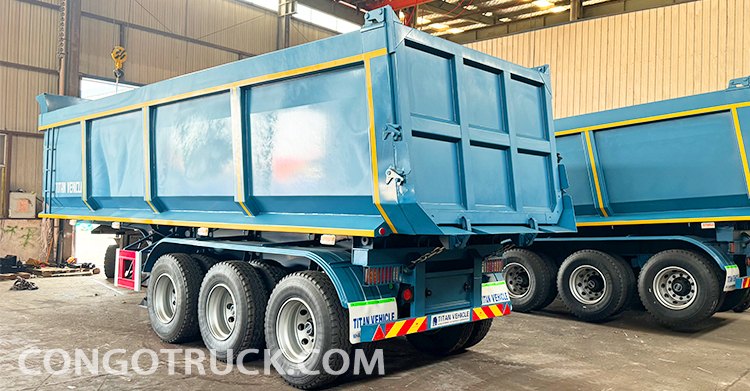 3 Axle Dump Semi Trailer for Sale in Congo
