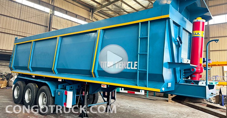 3 Axle Dump Semi Trailer for Sale in Congo