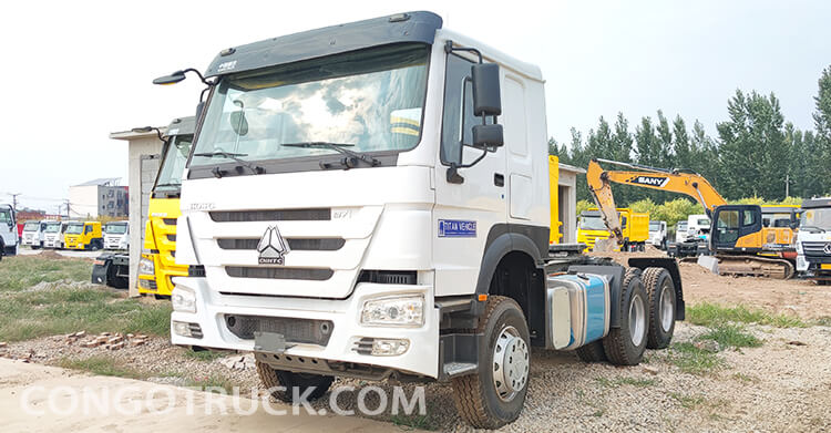 Used Sinotruk Howo 6x4 Tractor Truck for Sale in Congo
