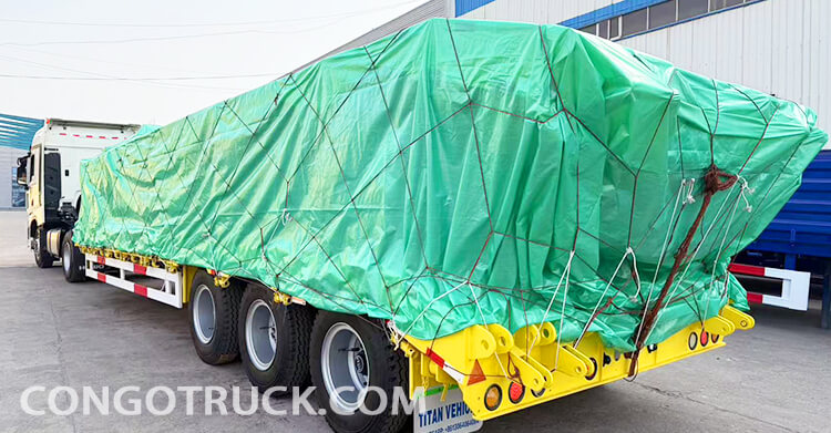 3 Axle Lowbed Truck Trailer for Sale in Congo