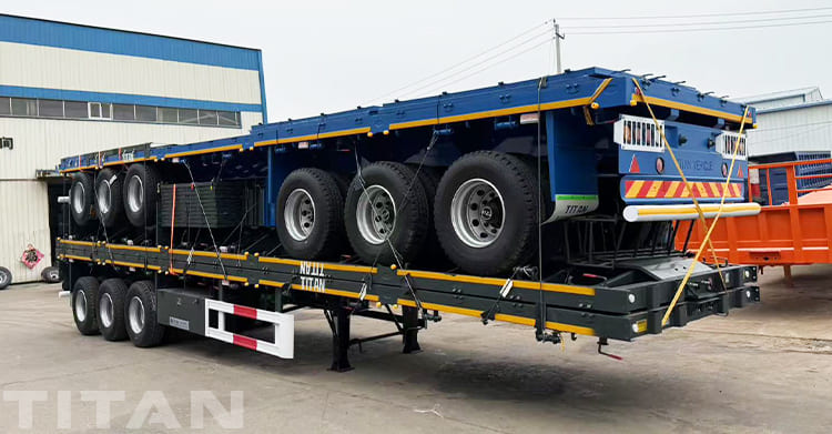 Side Wall Grain Trailer for Sale in Lubumbashi Congo 