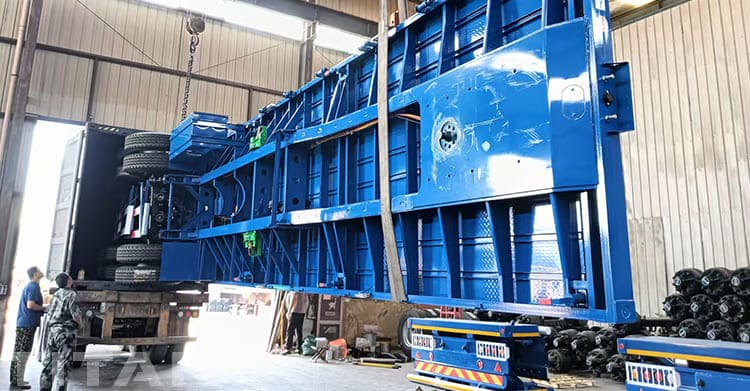 Heavy Duty 3 Axle 40 Ft Flatbed Trailer for Sale in Congo