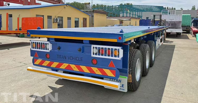 Heavy Duty 3 Axle 40 Ft Flatbed Trailer for Sale in Congo