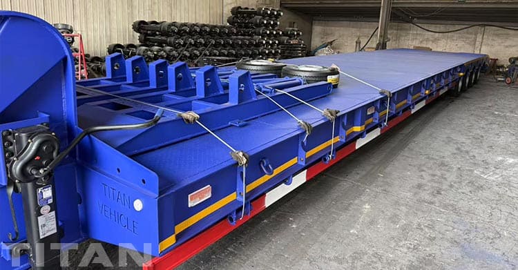 4 Axle Low Bed Trailer Price for Sale in Congo