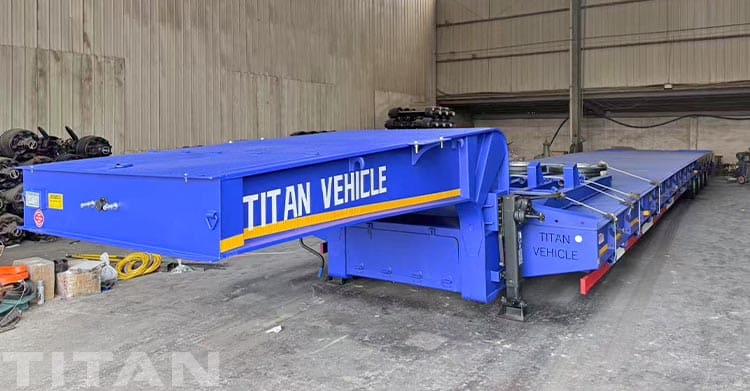 4 Axle Low Bed Trailer Price for Sale in Congo