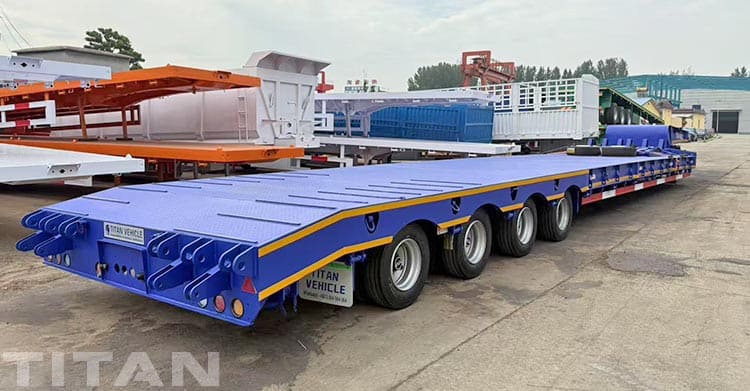 4 Axle Low Bed Trailer Price for Sale in Congo