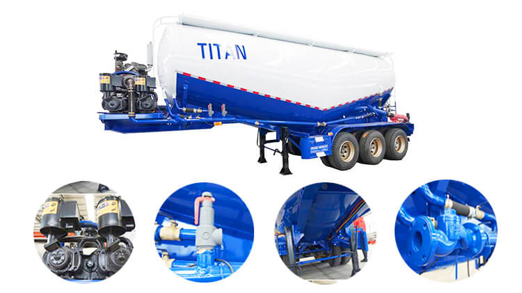Cement Bulker Tanker Truck Trailer for Sale Price in Congo