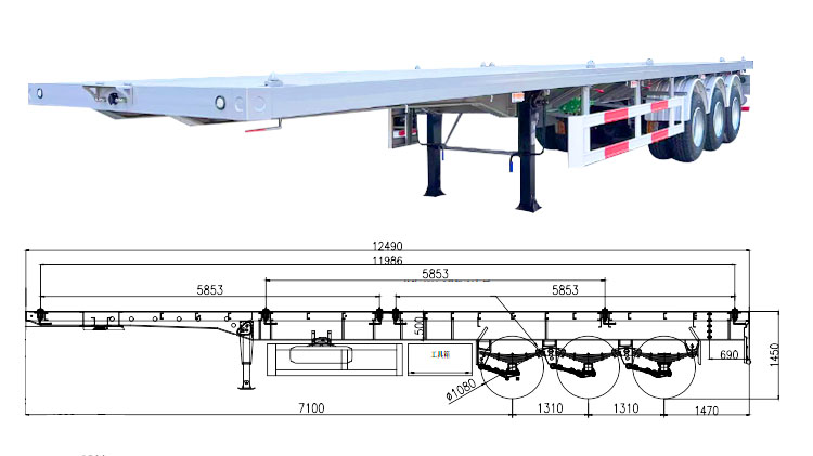 Flat Bed Trailer for Sale