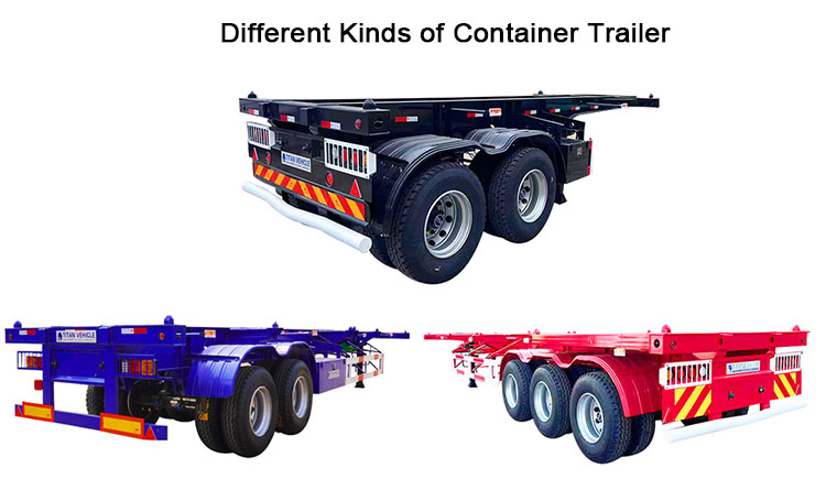 Skeletal Trailer for Sale in Congo | Container Chassis for Sale in Congo