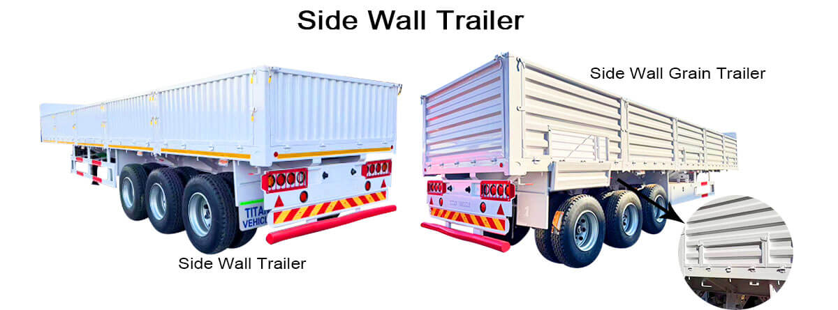 Side Wall Trailer in Congo | Drop Side Trailer for Sale in Congo