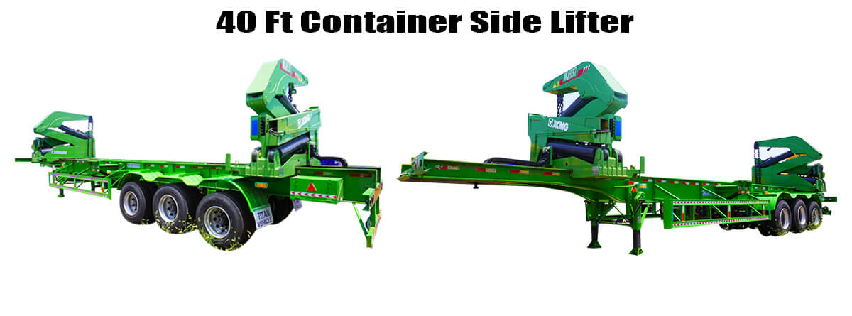 Container Side Loader Trailer for Sale in Congo | Container Side Lifter Trailer for Sale in Congo