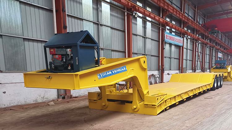 60ton Lowboy Gooseneck Trailer for Sale in Zimbabwe Harare