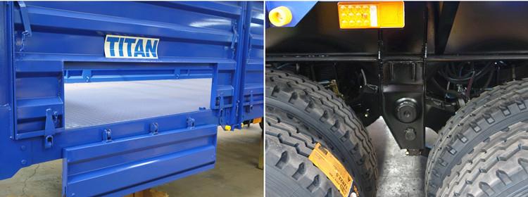 Tri Axle Grain Transport Trailer with Side Boards for Sale in Zimbabwe Bulawayo