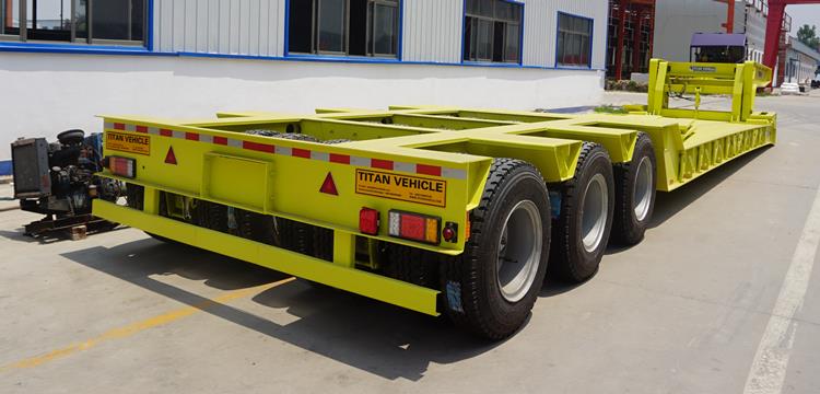 120T Heavy Duty Detachable Gooseneck Lowboy Trailer for Sale in Zimbabwe Mutare