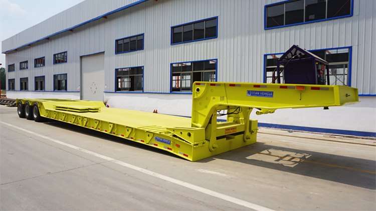 120T Heavy Duty Detachable Gooseneck Lowboy Trailer for Sale in Zimbabwe Mutare