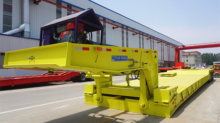 120T Heavy Duty Detachable Gooseneck Lowboy Trailer for Sale in Zimbabwe Mutare