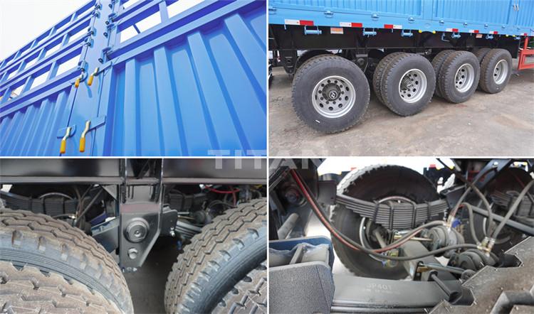 4 Axle Animal Transport Livestock Trailer for Sale in Zimbabwe Harare