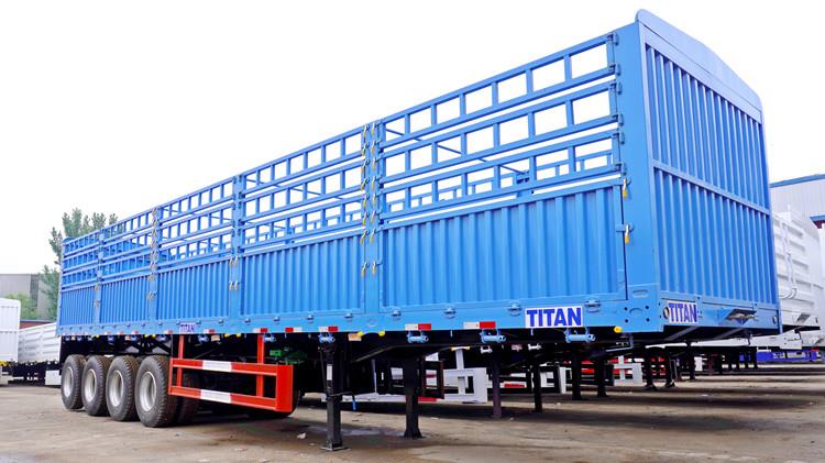 4 Axle Animal Transport Livestock Trailer for Sale in Zimbabwe Harare