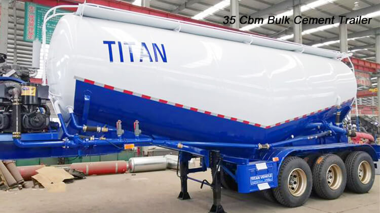 35 Cbm Bulk Cement Trailer for Sale | Cement Bulker Trailer Price in Congo