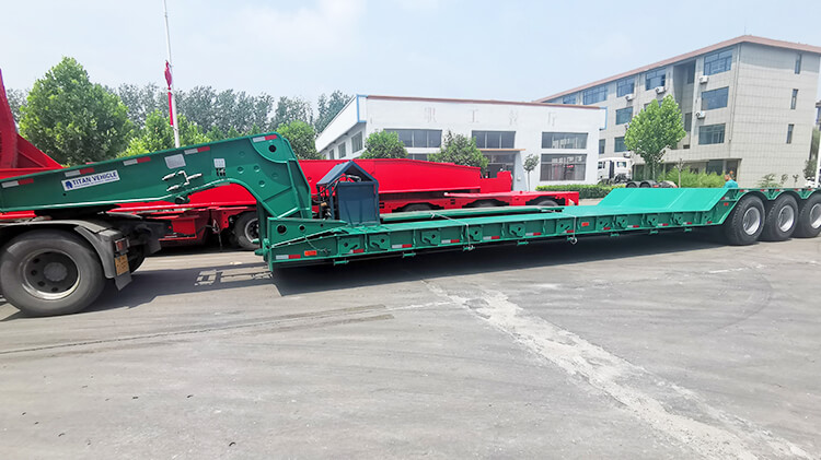 3 Axle Detachable Gooseneck Trailer - 60 Ton Lowboy Trailer for Sale in Congo