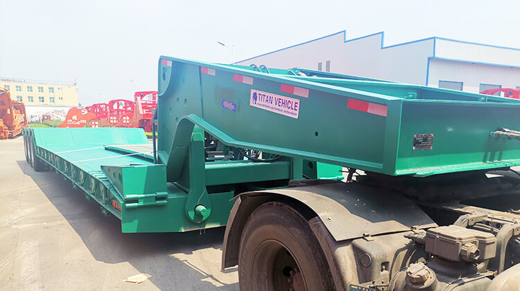 3 Axle Detachable Gooseneck Trailer - 60 Ton Lowboy Trailer for Sale in Congo