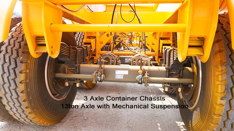 Tri Axle Skeletal Trailer - Skeletal Container Trailer for Sale in Congo