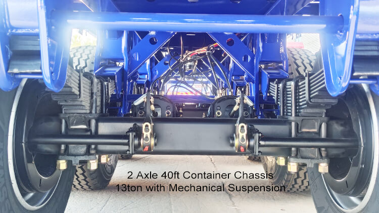Skeletal Trailer for Sale - 40 Foot Container Trailer in Boma Congo