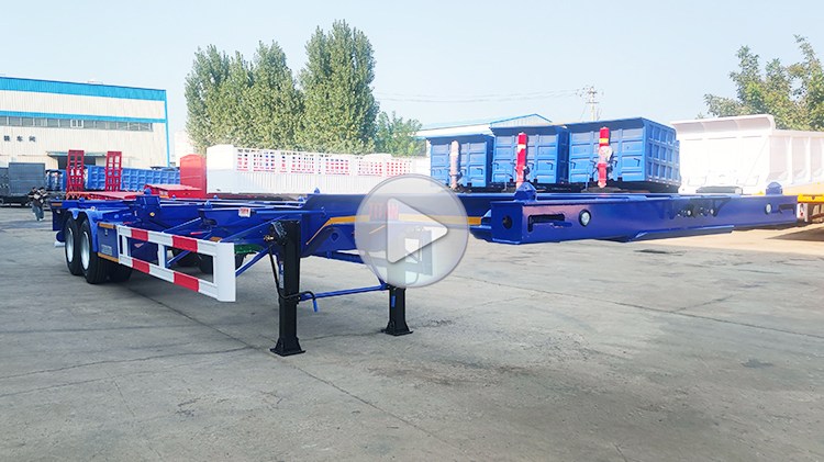 Skeletal Trailer for Sale - 40 Foot Container Trailer in Boma Congo