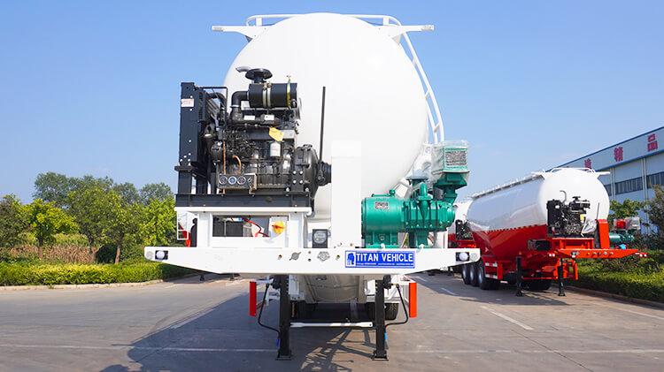 45cbm Bulk Cement Tank Semi Trailer | Bulk Cement Tank Trailer for Sale in Congo