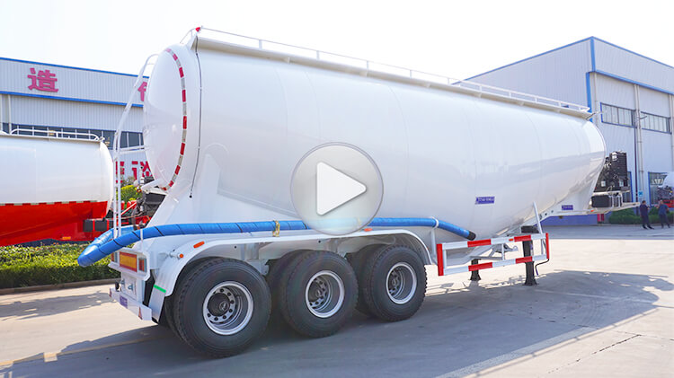 45cbm Bulk Cement Tank Semi Trailer | Bulk Cement Tank Trailer for Sale in Congo