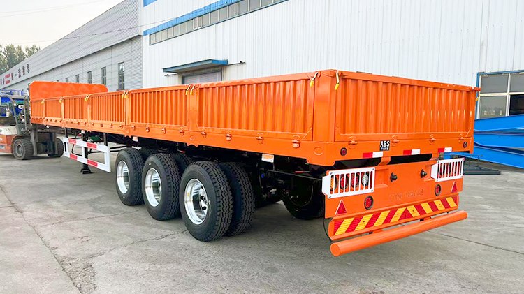 3 Axle Cargo Semi Trailer - Platform Semi Trailer for Sale in Congo