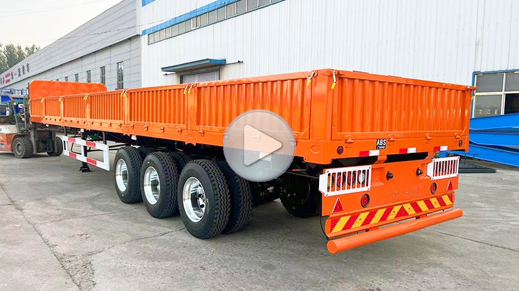 3 Axle Cargo Semi Trailer - Platform Semi Trailer for Sale in Congo