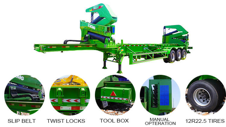 37ton 40ft Container Side Loader for Sale Price in Congo