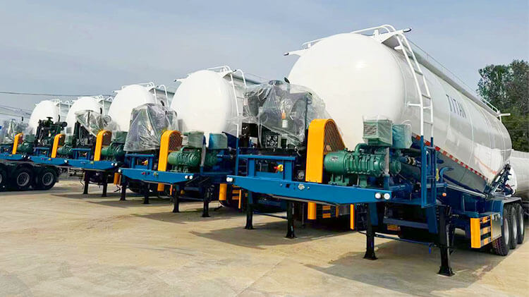 Cement Bulker Pirce | Bulk Cement Semi Trailer for Sale in Congo