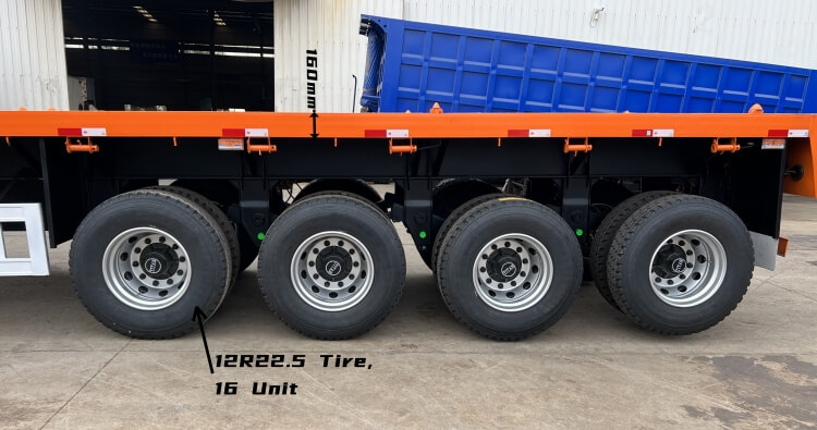 40 Ft Flatbed Trailer for Sale Near Me in Congo Banana | 40 Foot Flatbed Trailer for Sale