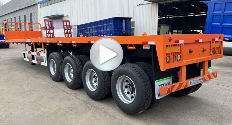 40 Ft Flatbed Trailer for Sale Near Me in Congo Banana | 40 Foot Flatbed Trailer for Sale