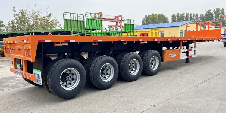 40 Ft Flatbed Trailer for Sale Near Me in Congo Banana | 40 Foot Flatbed Trailer for Sale