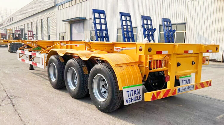 3 Axle Intermodal Chassis | Container Chassis Price in Congo